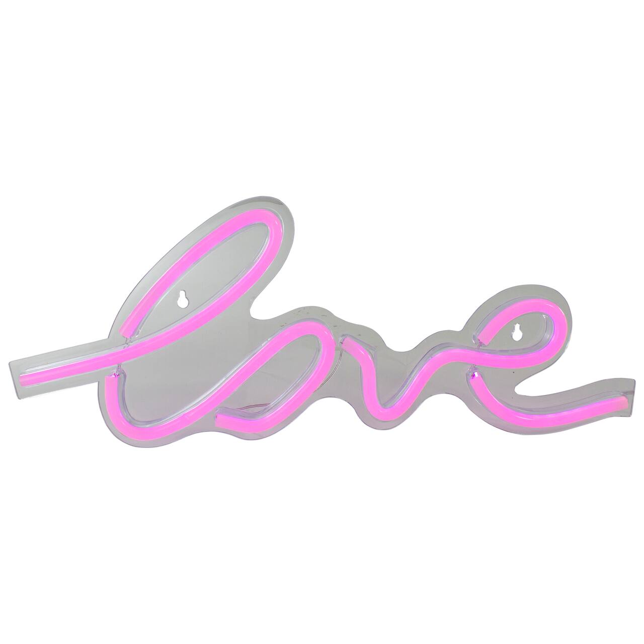 18" Pink LED Lighted 'Love' Neon Valentine's Day Wall Sign